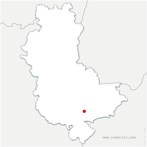 carte de localisation de Saint-Genest-Lerpt