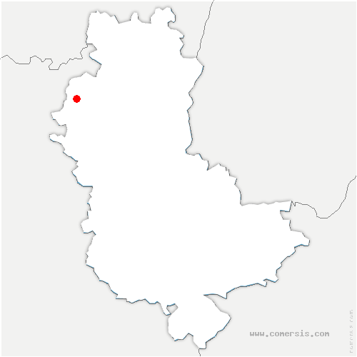carte de localisation de Saint-Georges-d'Espéranche