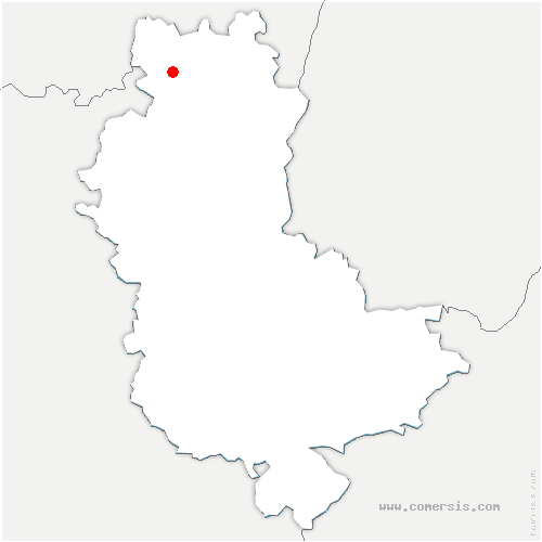 carte de localisation de Saint-Igny-de-Vers