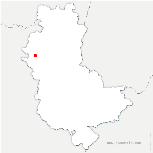 carte de localisation de Saint-Jean-la-Bussière