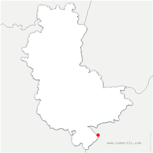 carte de localisation de Saint-Romain-en-Gal