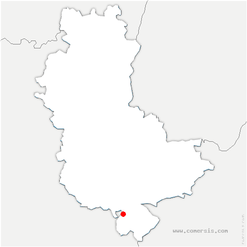 carte de localisation de Saint-Romain-en-Gier