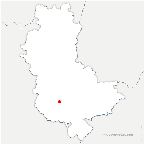 carte de localisation de Thurins