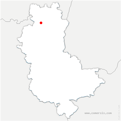 carte de localisation de Vernay
