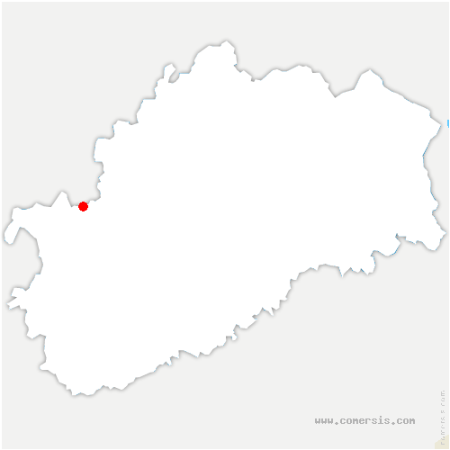 carte de localisation d'Abbans-Dessus