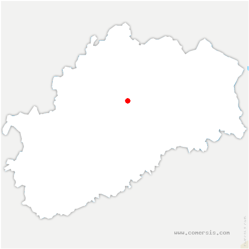 carte de localisation d'Adam-lès-Vercel