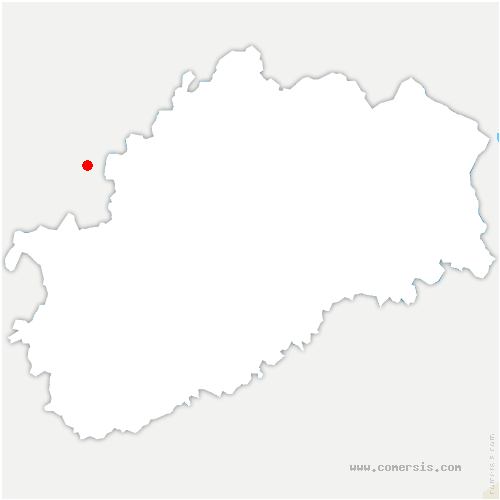 carte de localisation d'Audeux
