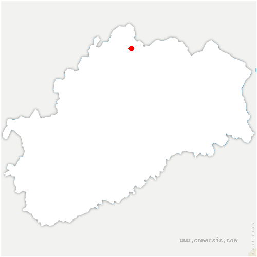carte de localisation d'Autechaux