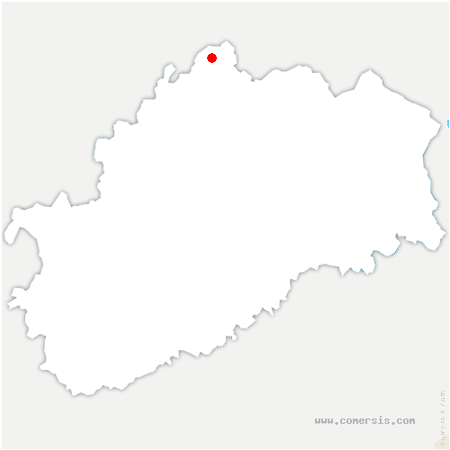 carte de localisation d'Auxange