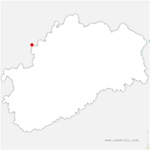 carte de localisation d'Auxon-Dessous