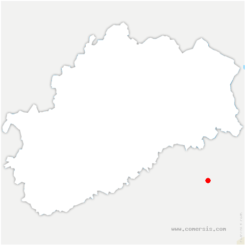 carte de localisation d'Auxonne
