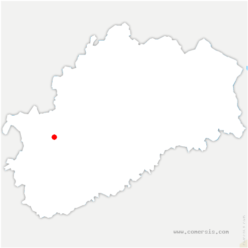 carte de localisation de Bartherans
