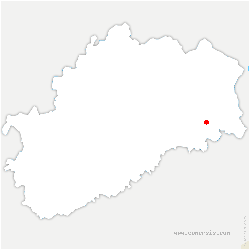 carte de localisation de Beaumont-sur-Vingeanne