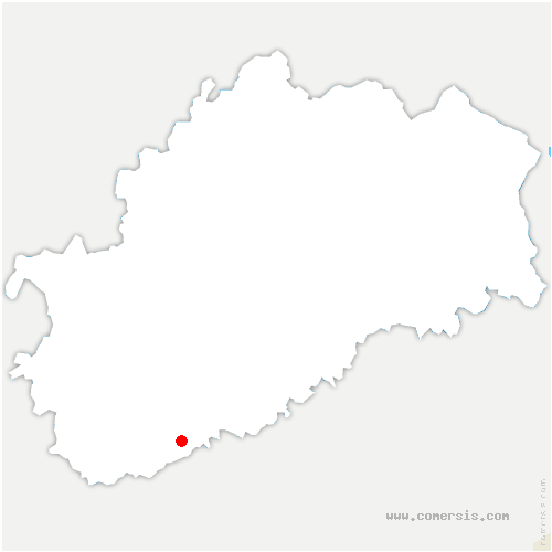 carte de localisation de Beaumotte-lès-Pin