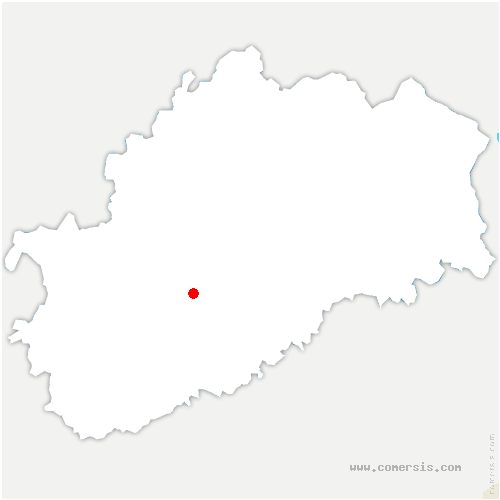 carte de localisation de Bermont