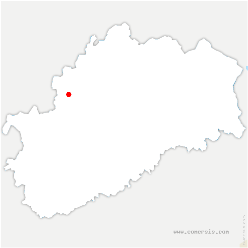 carte de localisation de Beure