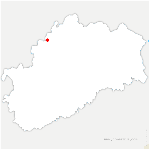 carte de localisation de Braillans
