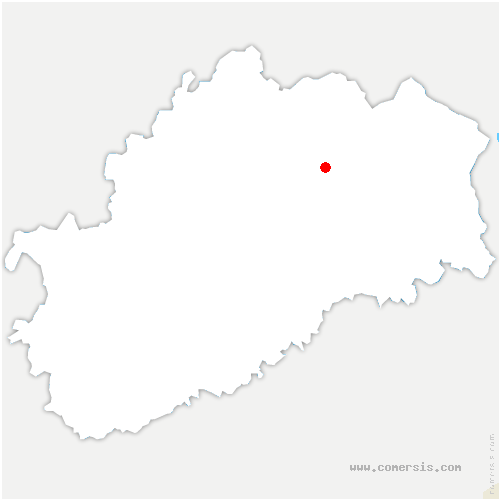 carte de localisation de Chamesey