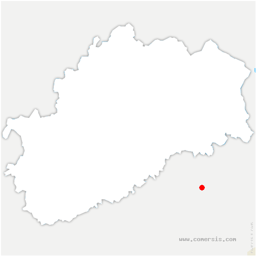 carte de localisation de Champdôtre