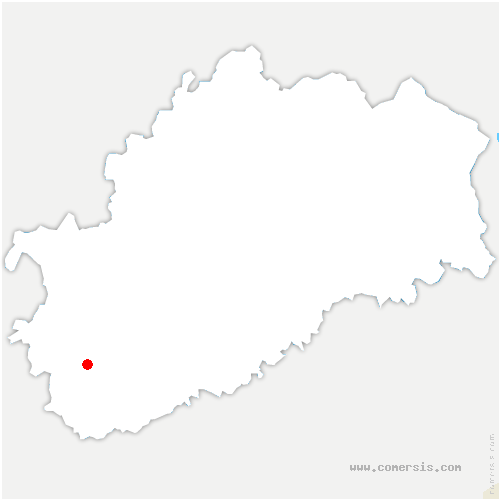carte de localisation de Champvans