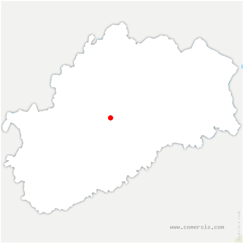 carte de localisation de Chasnans