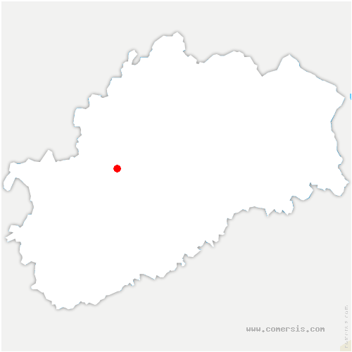 carte de localisation de Chassagne-Saint-Denis