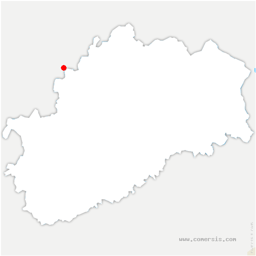 carte de localisation de Châtillon-le-Duc