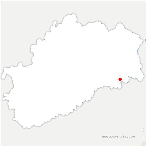 carte de localisation de Cheuge