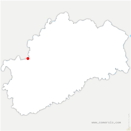 carte de localisation de Chouzelot