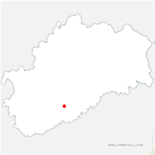 carte de localisation de Cordonnet