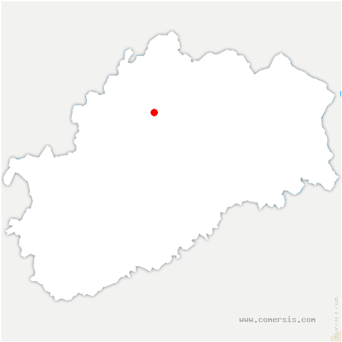 carte de localisation de Côtebrune