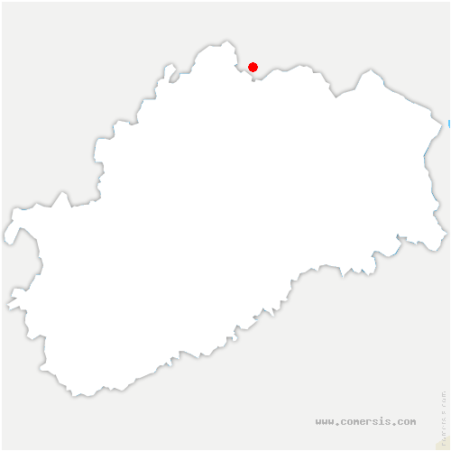 carte de localisation de Courtefontaine