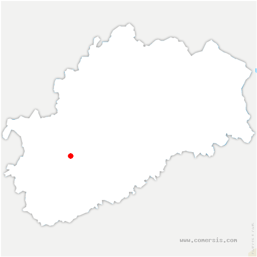 carte de localisation de Crouzet-Migette
