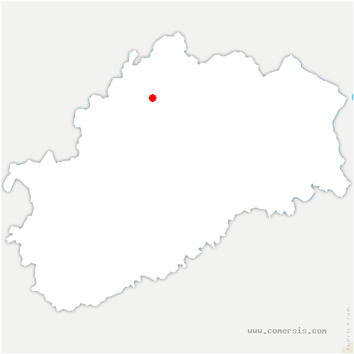 carte de localisation de Dammartin-les-Templiers