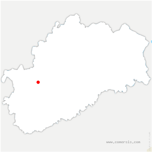 carte de localisation d'Échay