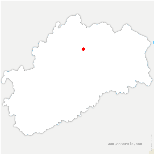 carte de localisation d'Équevilley