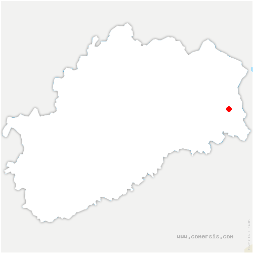 carte de localisation d'Étobon