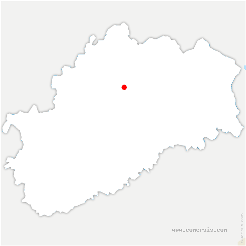 carte de localisation de Faverney