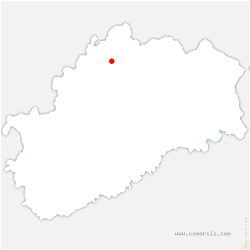 carte de localisation de Fourbanne