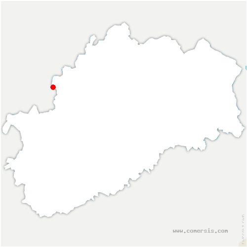 carte de localisation de Franois