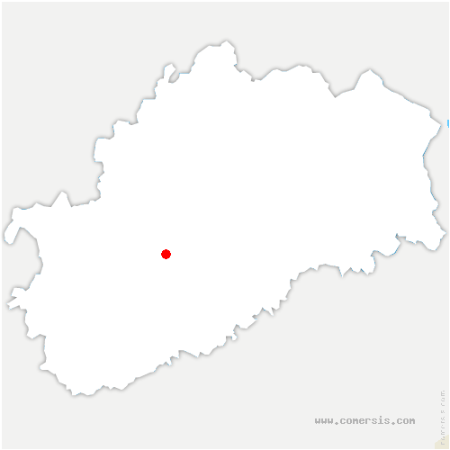 carte de localisation de Fresne-Saint-Mamès