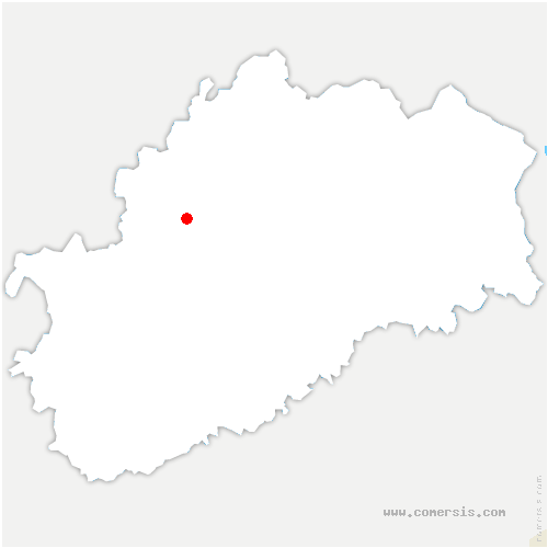 carte de localisation de Gourgeon