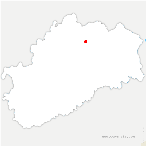 carte de localisation de Grange-de-Vaivre