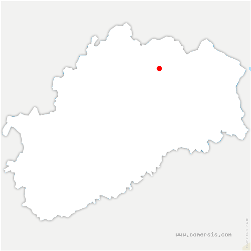 carte de localisation d'Ivrey