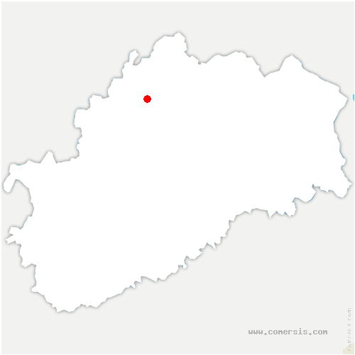 carte de localisation de Laissey