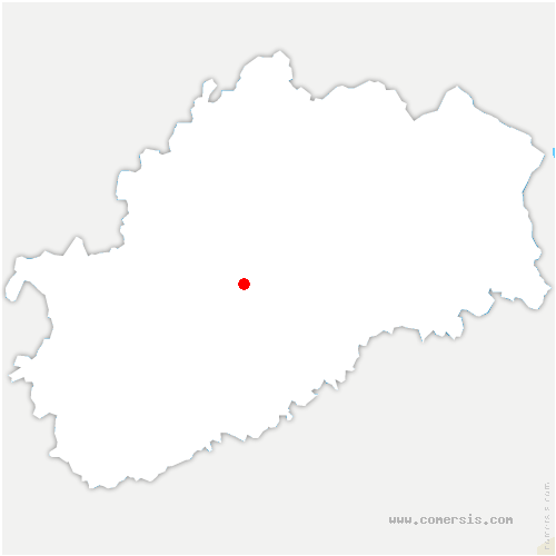 carte de localisation de Lavans-Vuillafans