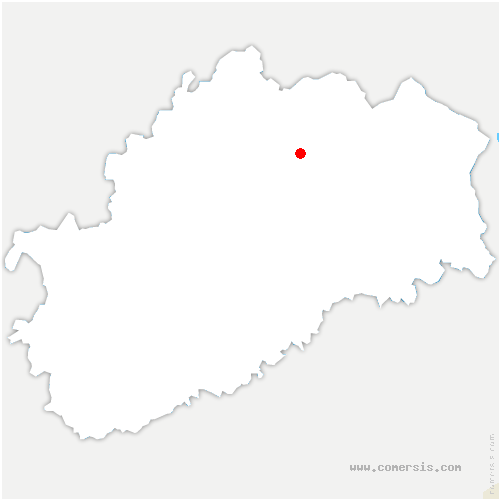 carte de localisation de Laviron