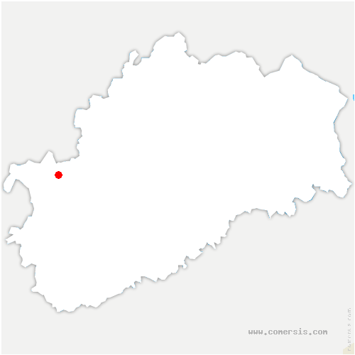 carte de localisation de Liesle