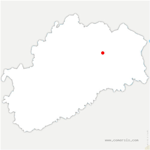 carte de localisation de Longevelle-lès-Russey