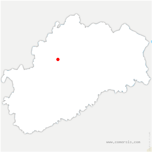carte de localisation de Mamirolle
